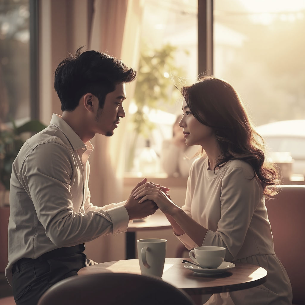 Couple exploring personal relatioship therapy